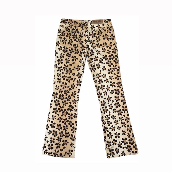 Moschino Leopard Print Crop Jeans - Picture 5 of 5